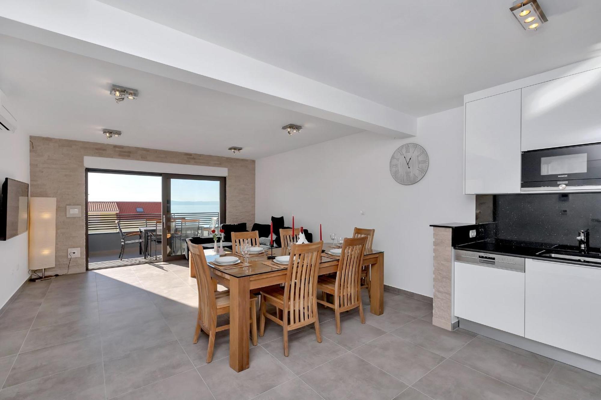Luxury Apartment Sidro With Free Beach Parking Makarska Dış mekan fotoğraf